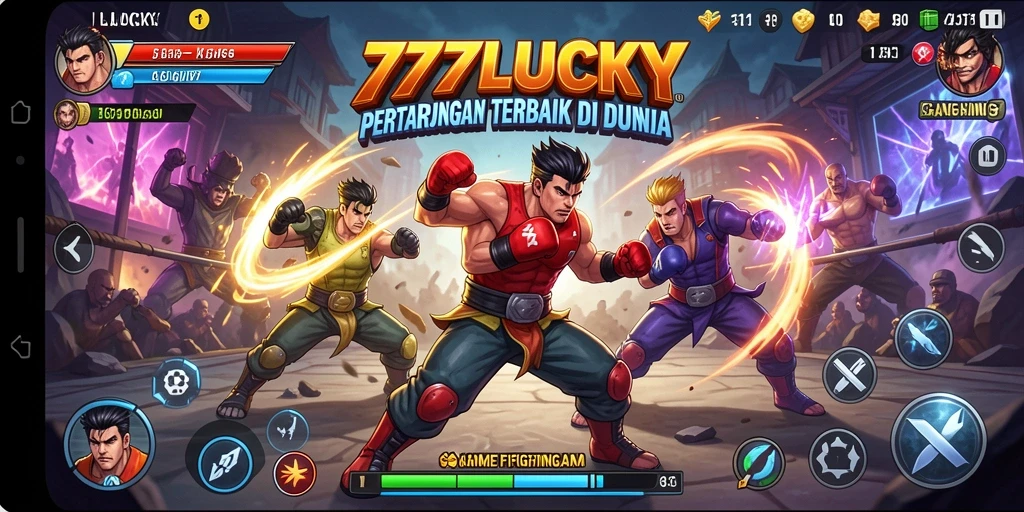 Gameplay seru dalam pertarungan di 777LUCKY.