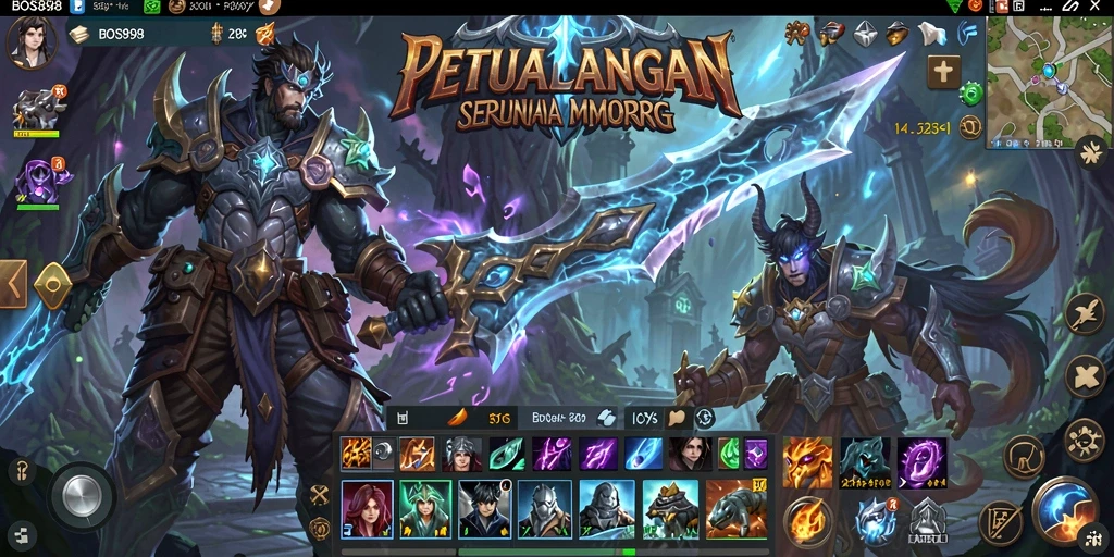 Gameplay seru dan grafis menawan dari BOS898 di MMORPG.