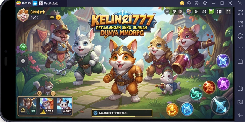 Tampilan gameplay KELINCI777 yang penuh aksi dan petualangan.