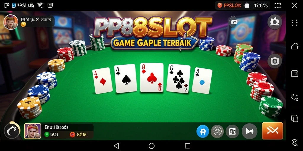 Gameplay seru Gaple di PP8SLOT dengan fitur interaktif.