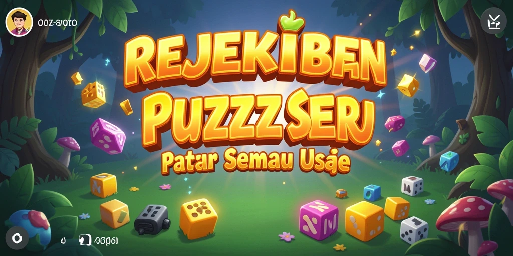 Gamer sedang menyelesaikan teka-teki seru di REJEKIBET.