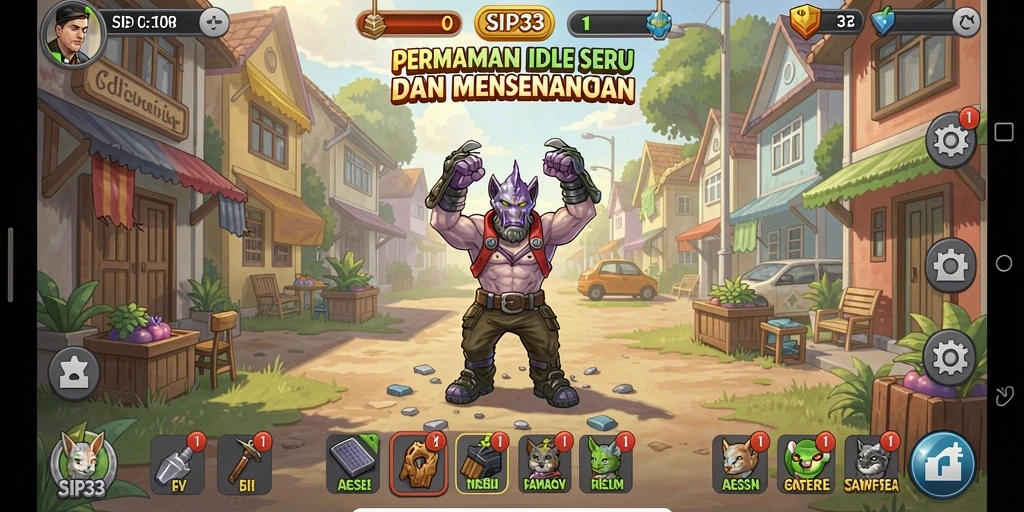 Tampilan gameplay SIP33 yang mendebarkan dan mengasyikkan.